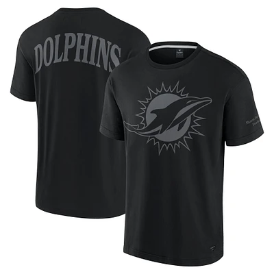 T-shirt unisexe Fanatics noir emblématique des Miami Dolphins Elements