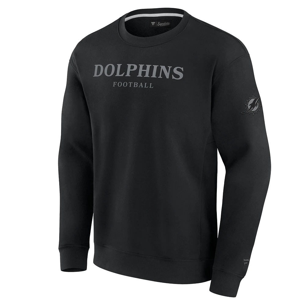 Sweat-shirt en polaire unisexe Fanatics noir Miami Dolphins Elements Unlimited