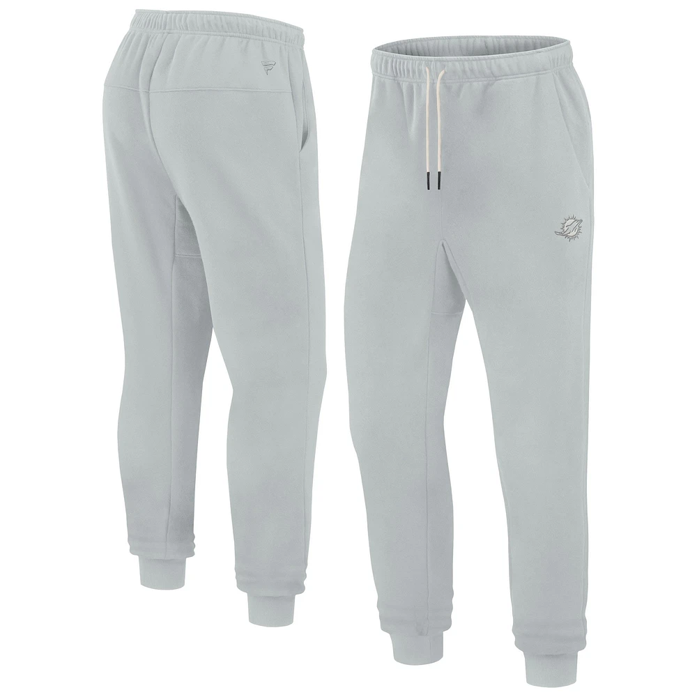 Unisex Fanatics Gray Miami Dolphins Elements Super Soft Fleece Jogger