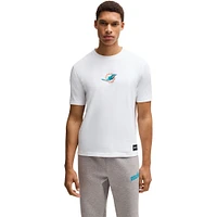 T-shirt unisexe blanc Hugo Boss Brady des Miami Dolphins