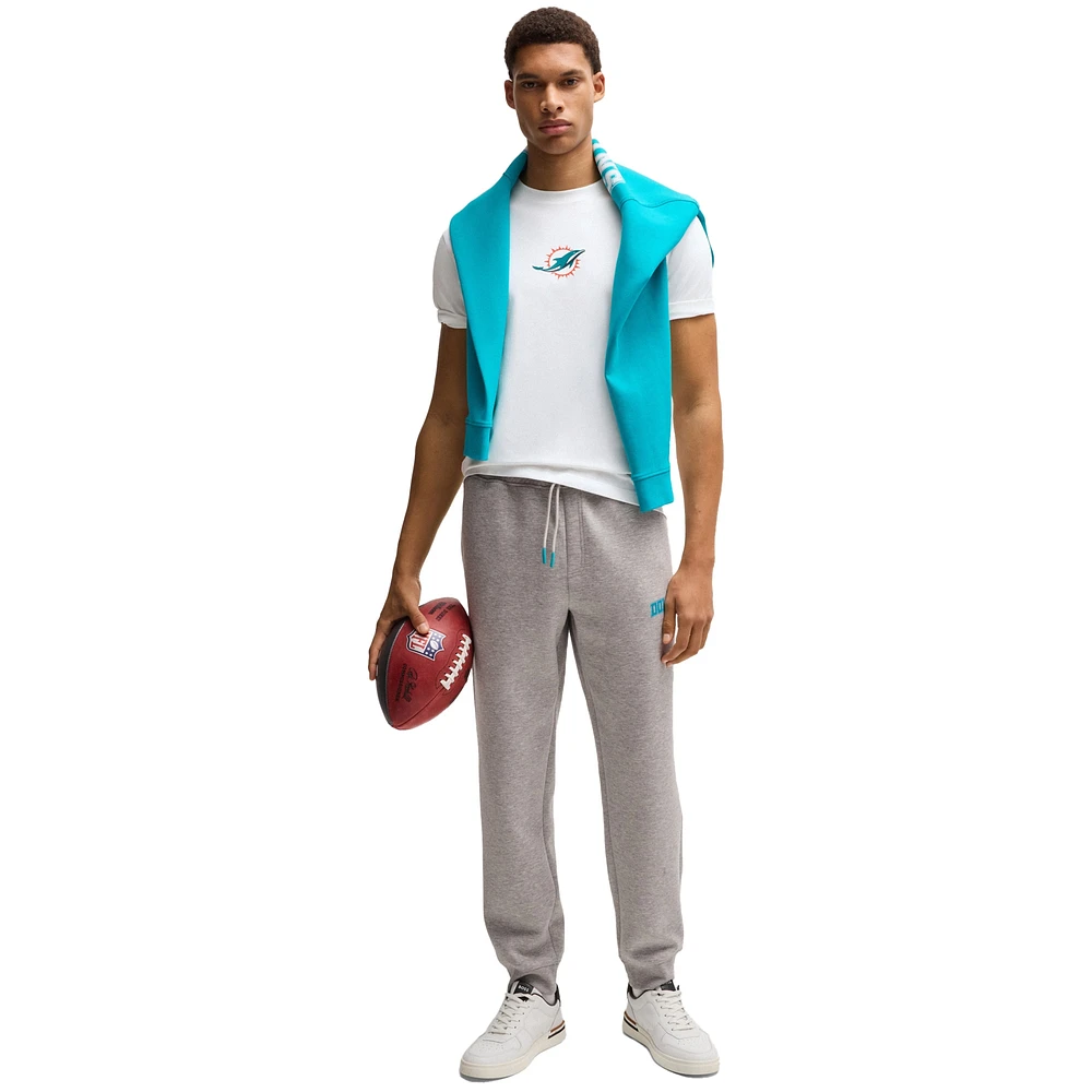 Unisex Hugo Boss White Miami Dolphins Brady T-Shirt