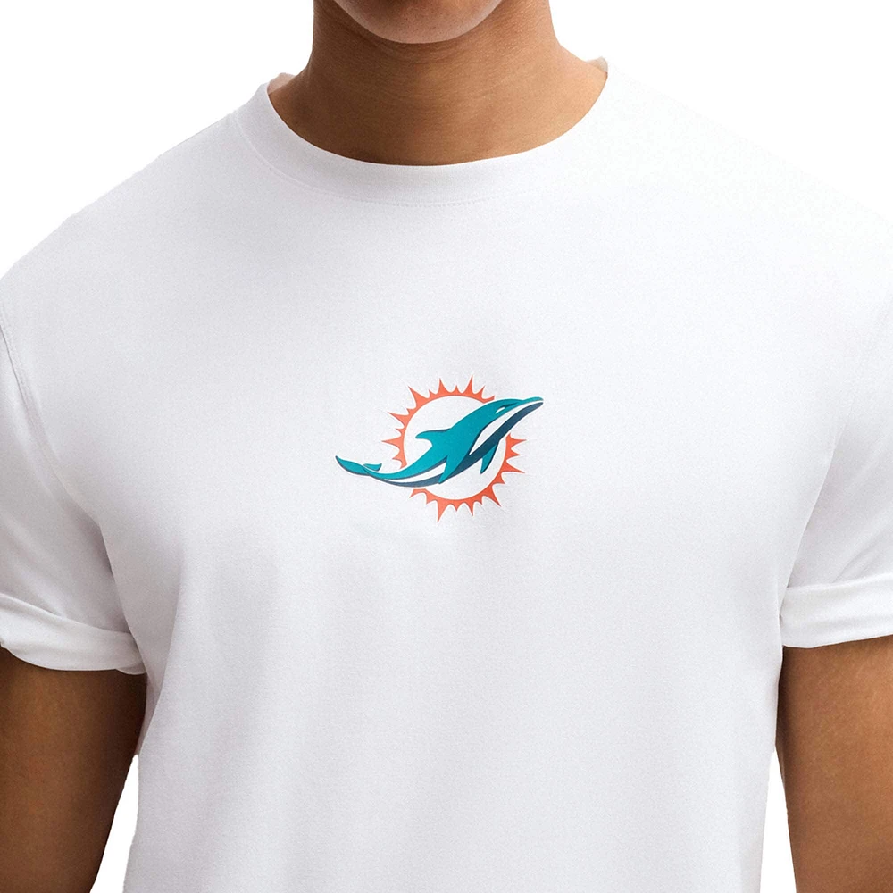 Unisex Hugo Boss White Miami Dolphins Brady T-Shirt