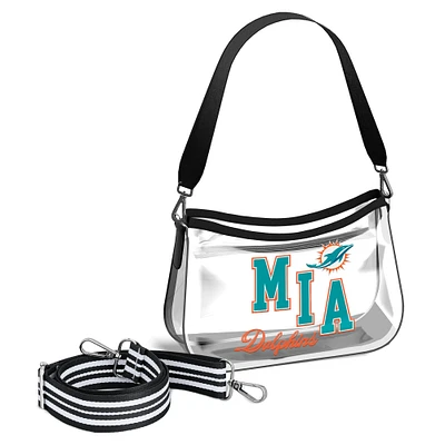 Mini-porte-monnaie transparent Stadium des Miami Dolphins WEAR by Erin Andrews