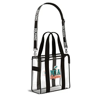 WEAR by Erin Andrews Miami Dolphins Stadium Tote Bag with Team Color Trim