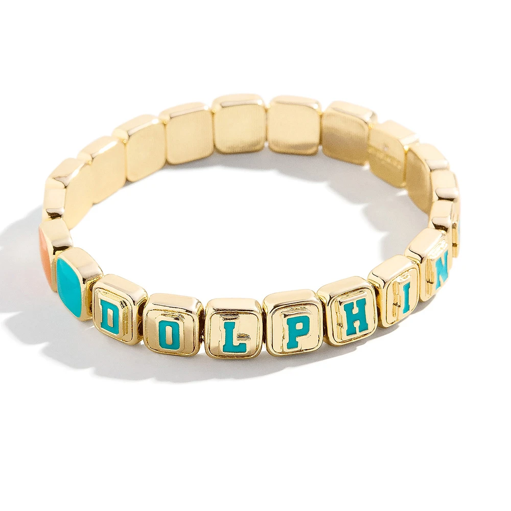 Bracelet en mosaïque WEAR by Erin Andrews x BaubleBar Miami Dolphins