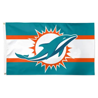 WinCraft Miami Dolphins 3' x 5' Classic 1-Sided Deluxe Flag