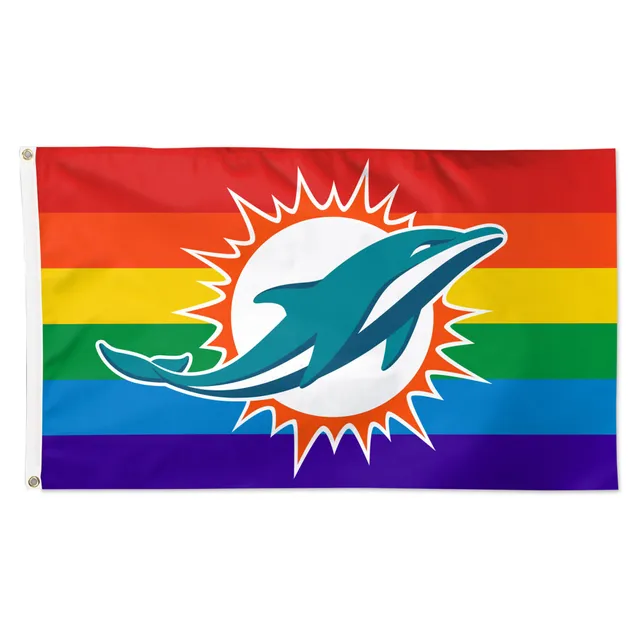 WinCraft Miami Dolphins 13 x 32 Wool Primary Logo Pennant