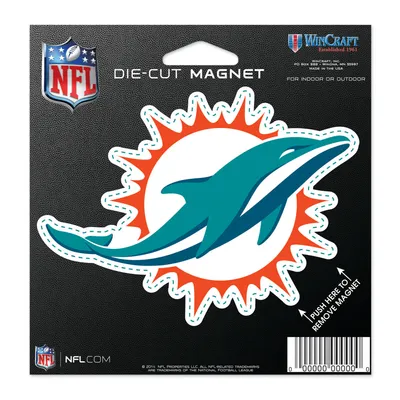 Miami Dolphins WinCraft 8'' x 8'' Color Car Decal