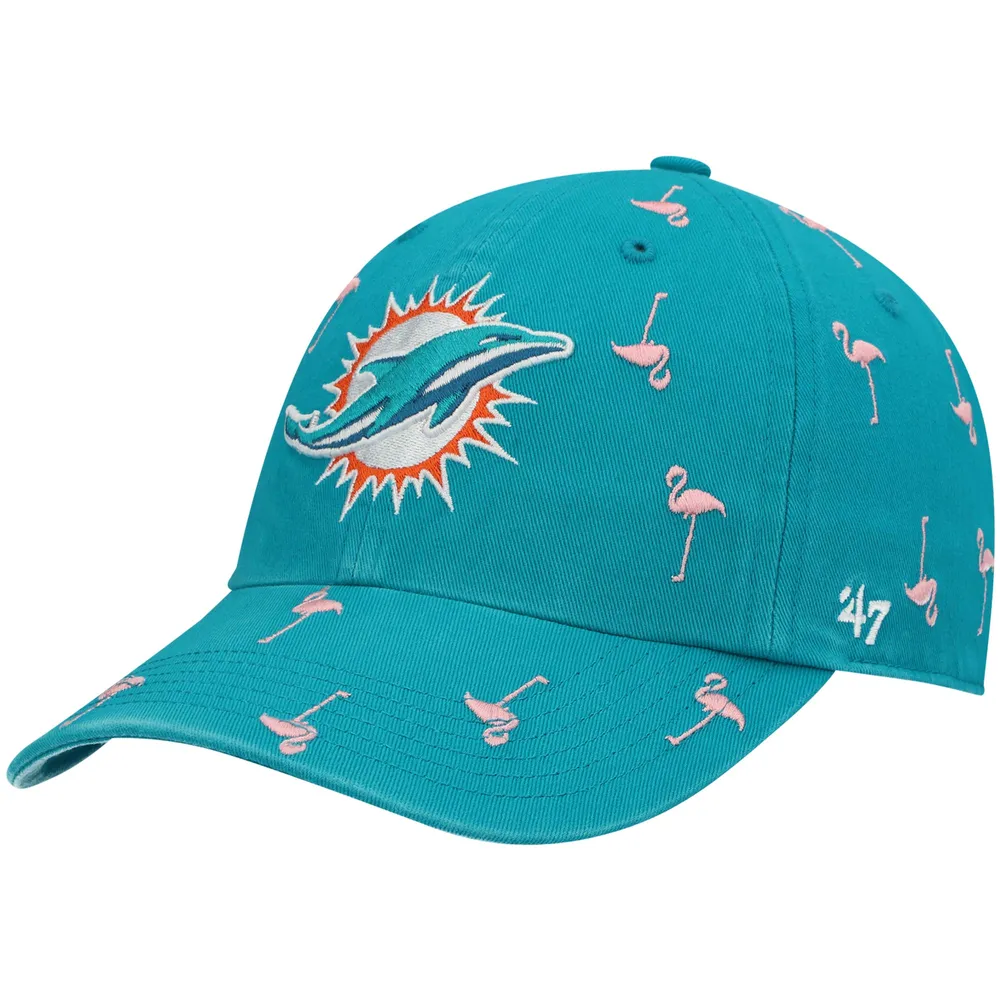 Lids Miami Dolphins '47 Women's Flamingo Confetti Clean Up Adjustable Hat -  Aqua