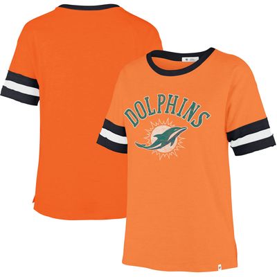 47 Women's '47 Orange Miami Dolphins Dani - T-Shirt | Bramalea City Centre