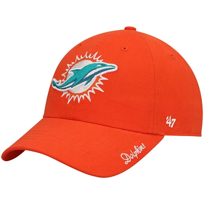 Casquette ajustable avec logo secondaire Miata Clean Up '47 Miami Dolphins pour femme