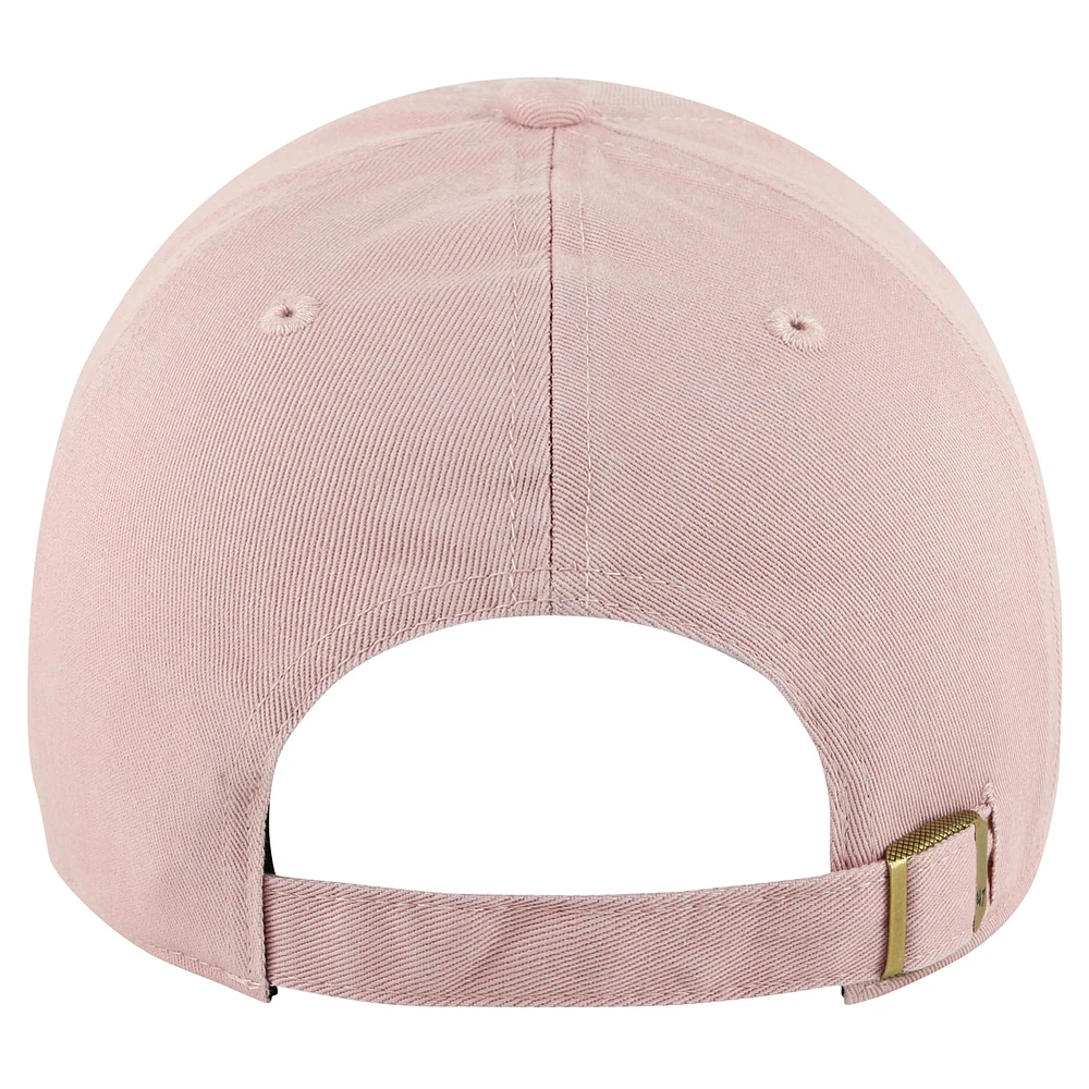 Casquette ajustable Dusty Rose Clean Up pour femme '47 Miami Dolphins Ballpark Cheer