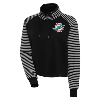 Lids Miami Dolphins Antigua Bender Quarter-Zip Pullover Top