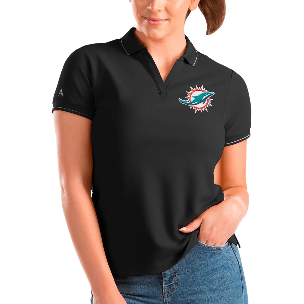 Lids Miami Dolphins Antigua Women's Affluent Polo