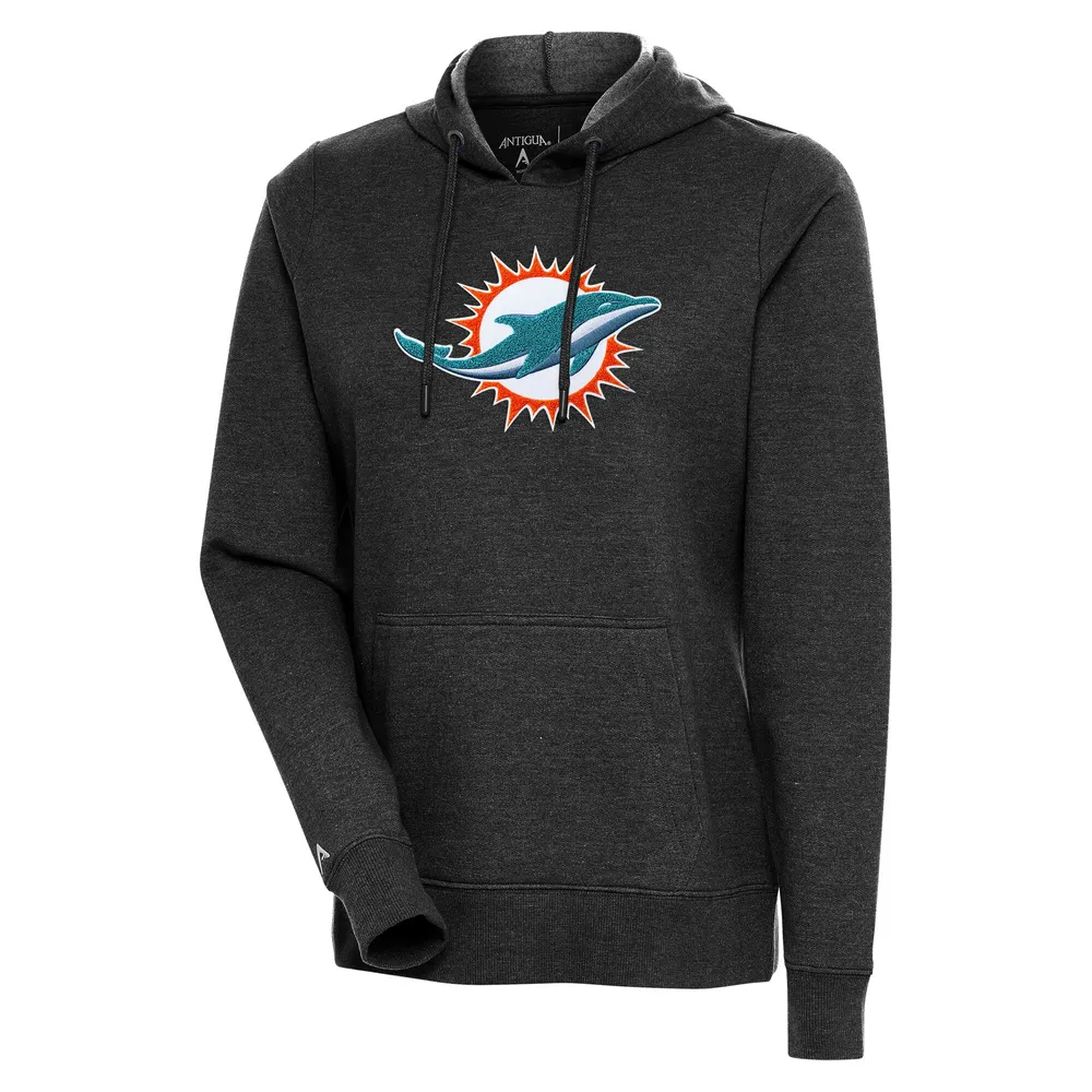 Lids Miami Dolphins Antigua Women's Victory Crewneck Chenille