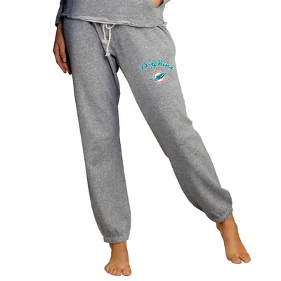 Miami Dolphins Concepts Sport Women's Mainstream Knit Jogger Pants - Gray