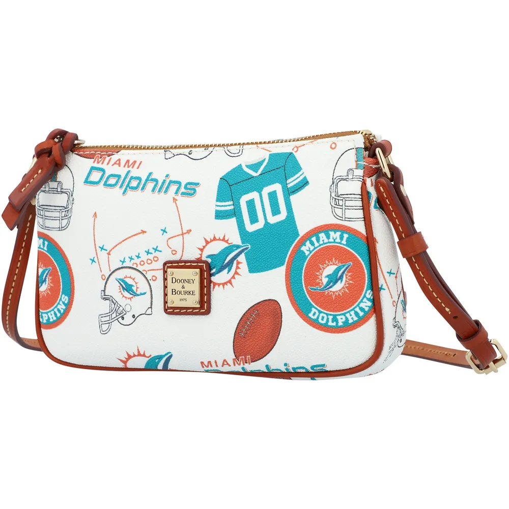 Women's Dooney & Bourke Miami Dolphins Gameday Zip Zip Satchel