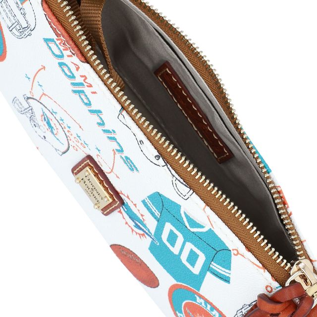 Dooney & Bourke Miami Dolphins Small Zip Crossbody Bag