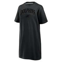 Women's Fanatics Black Miami Dolphins Elements Go Tri-Blend Dress