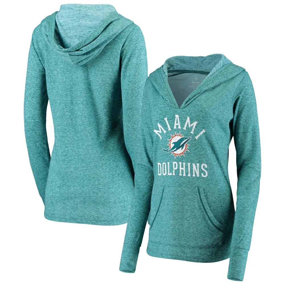 Lids Miami Dolphins Fanatics Branded Women's Doubleface Slub Pullover  Hoodie - Aqua