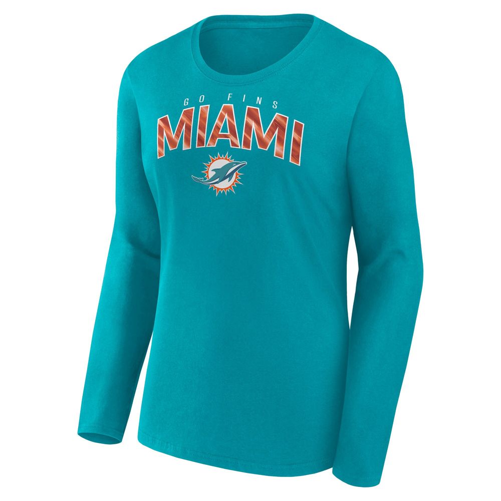 Fanatics Branded Women's Fanatics Branded Aqua Miami Dolphins Plus