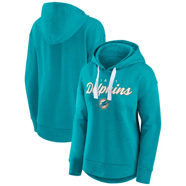 Women's Fanatics Branded Tua Tagovailoa Heathered Gray Miami Dolphins Plus  Size Player Name & Number Laced V-Neck Pullover Hoodie