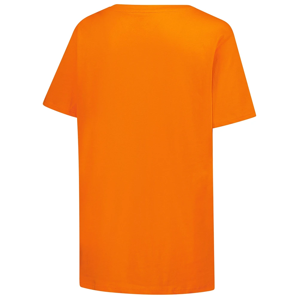 Women's Fanatics  Orange Miami Dolphins Team T-Shirt