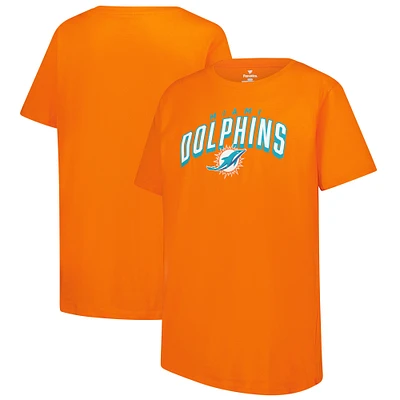 Women's Fanatics  Orange Miami Dolphins Team T-Shirt