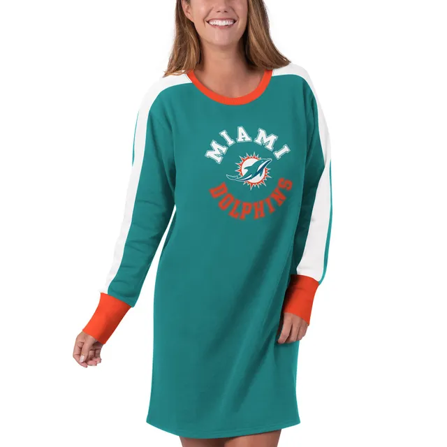 Women's Miami Dolphins G-III 4Her by Carl Banks Aqua Plus Size