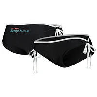 Bas de bikini pour femme G-III 4Her by Carl Banks noir Miami Dolphins Perfect Match