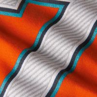 Women's Miami Dolphins Ryan Tannehill Majestic Orange Plus Size Fair Catch  Name & Number T-Shirt