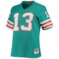 Women's Mitchell & Ness Dan Marino Aqua Miami Dolphins 1984 Legacy Replica Jersey