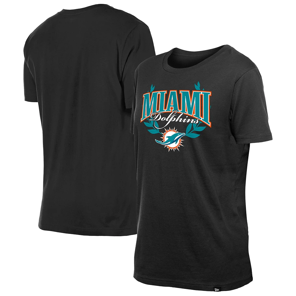 Women's New Era Black Miami Dolphins 2025 NFL Draft T-Shirt