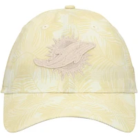 Women's New Era Cream Miami Dolphins Frond 9TWENTY Adjustable Hat