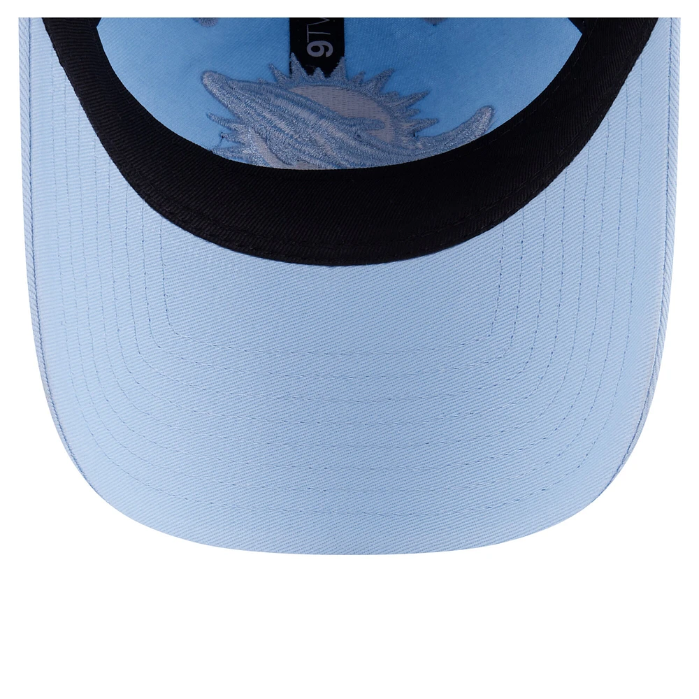 Women's New Era Light Blue Miami Dolphins Color Pack 9TWENTY Adjustable Hat