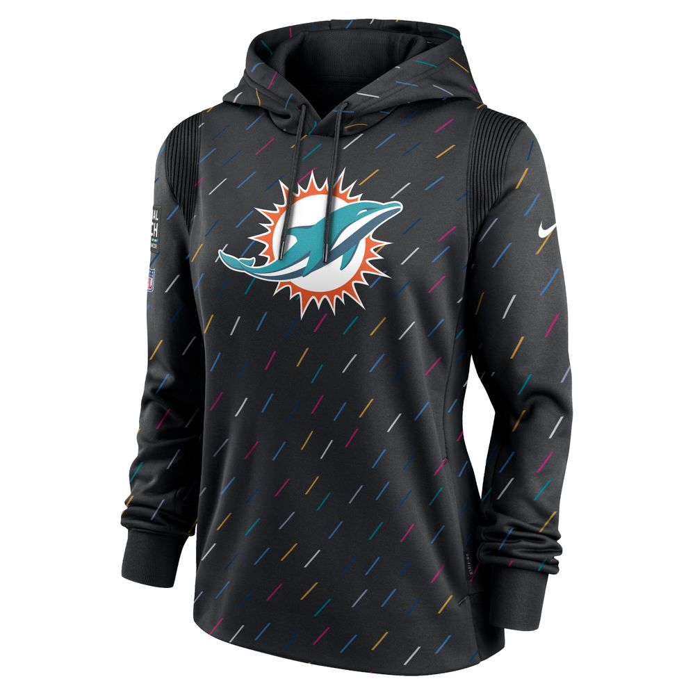 Miami Dolphins Nike Therma Sideline Hoodie - Youth