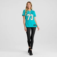 Maillot de match Nike Austin Jackson Aqua Miami Dolphins pour femme