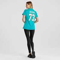 Maillot de match Nike Austin Jackson Aqua Miami Dolphins pour femme