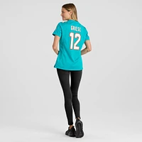 Maillot de joueur retraité Nike Bob Griese Aqua Miami Dolphins Game pour femme