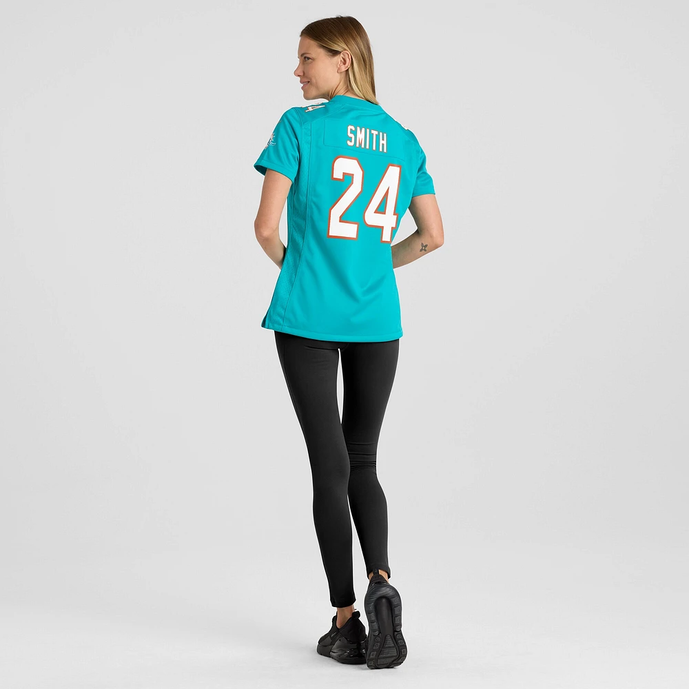 Women's Nike Cam Smith  Aqua Miami Dolphins Game Jersey