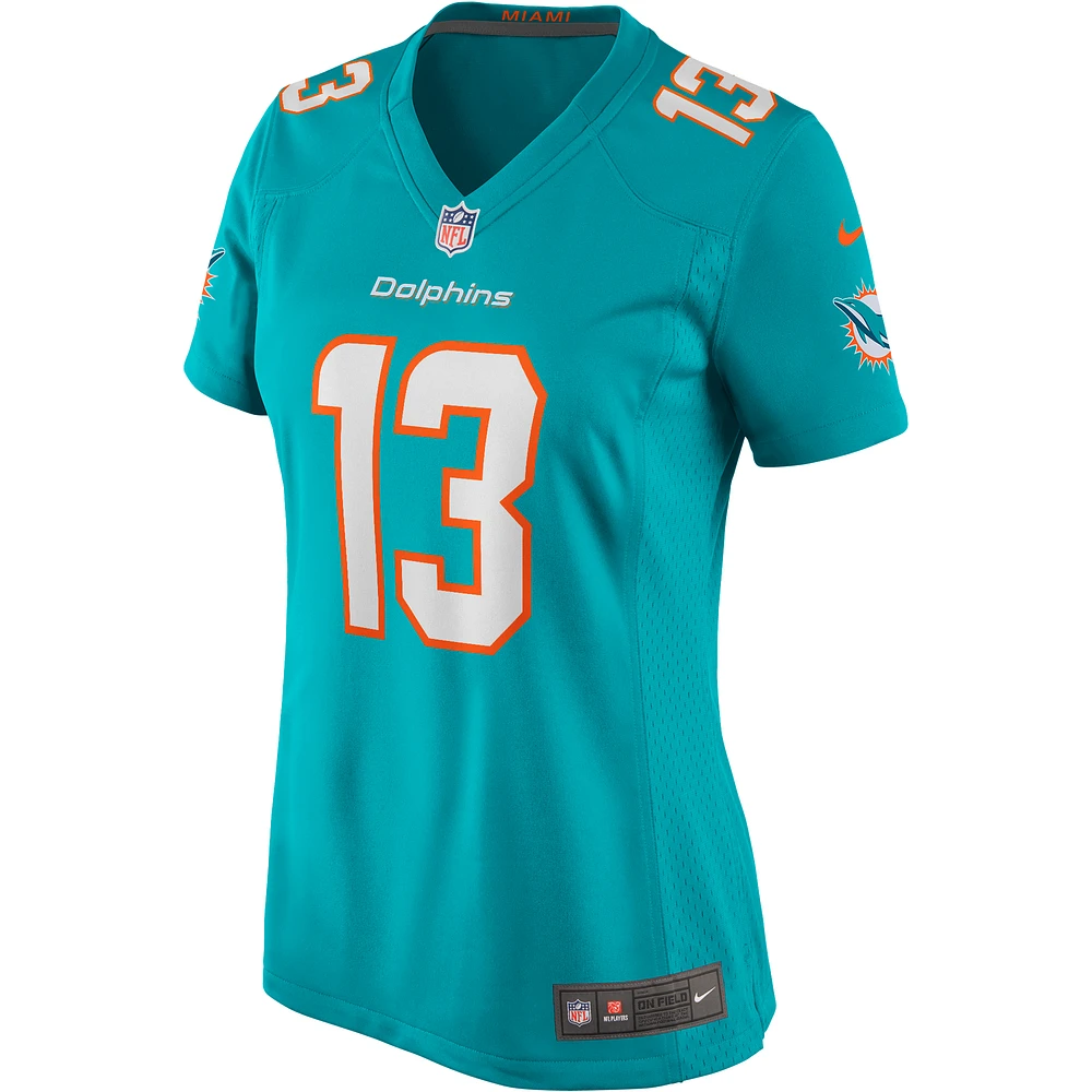 Maillot de joueur retraité Nike Dan Marino Aqua Miami Dolphins Game pour femme