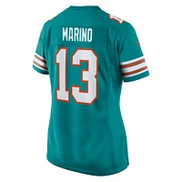 Women's Nike Dan Marino Aqua Miami Dolphins Retired Player Jersey