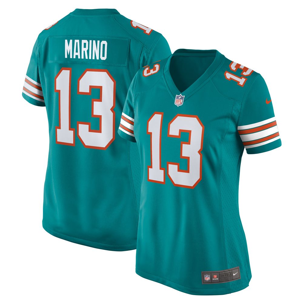 Women's Nike Dan Marino Aqua Miami Dolphins Retired Player Jersey