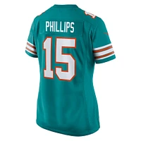 Women's Nike Jaelan Phillips Aqua Miami Dolphins Alternate Game Jersey