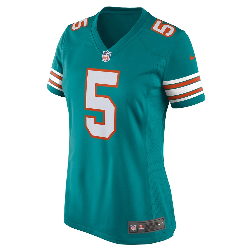 Women's Nike Jalen Ramsey Aqua Miami Dolphins Alternate Game Jersey