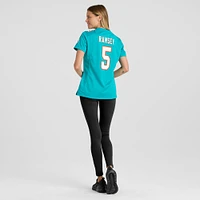 Maillot de joueur Nike Jalen Ramsey Aqua Miami Dolphins pour femme