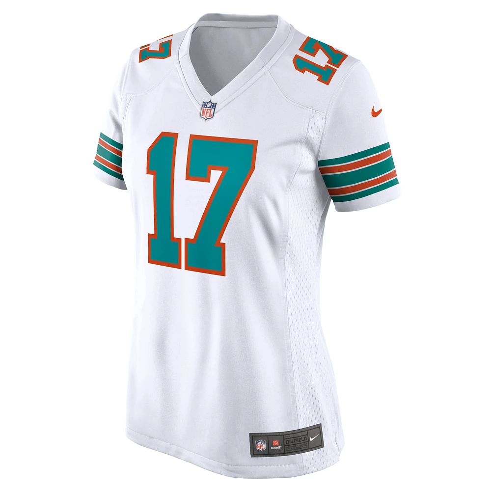 Women's Nike Jaylen Waddle White Miami Dolphins Game Jersey