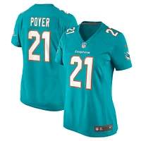 Women's Nike Jordan Poyer  Aqua Miami Dolphins Game Jersey