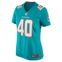 Women's Nike Nik Needham Aqua Miami Dolphins Game Jersey