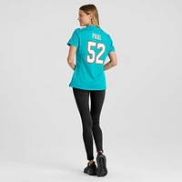 Women's Nike Patrick Paul  Aqua Miami Dolphins Game Jersey